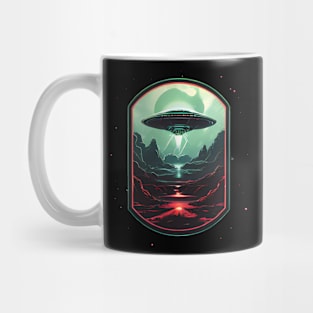 alien ship Mug